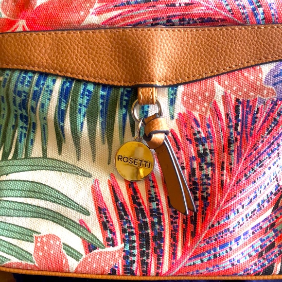 Rosetti tropical print canvas crossbody bag - Picture 2 of 9